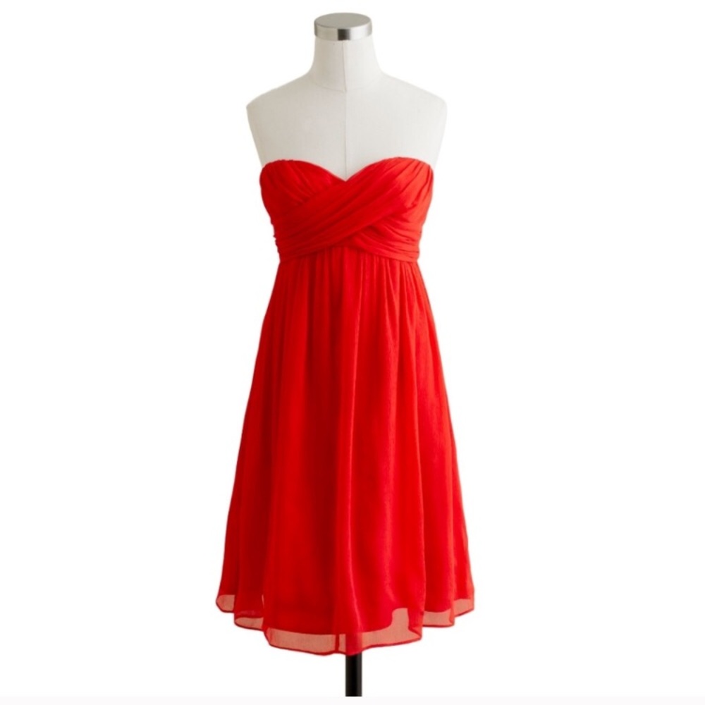 J. Crew Annabelle chiffon Dress
